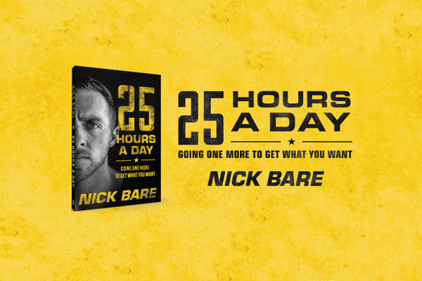 25 Hours A Day: Nick Bare's New Book About "GOING ONE MORE"